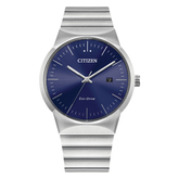 Citizen Eco Drive Axiom Watch with Blue Dial BM7580-51L